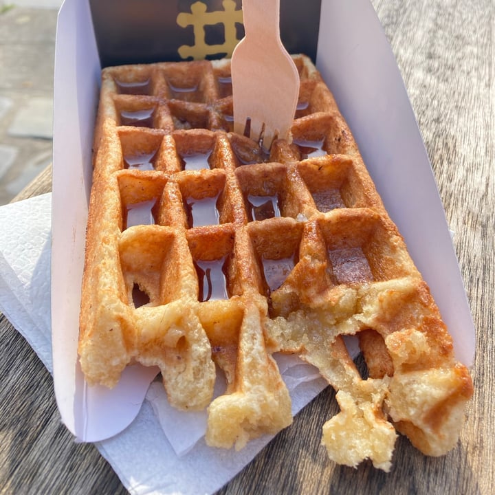photo of Veganwaf' Belgian waffle shared by @micheladg on  16 May 2021 - review