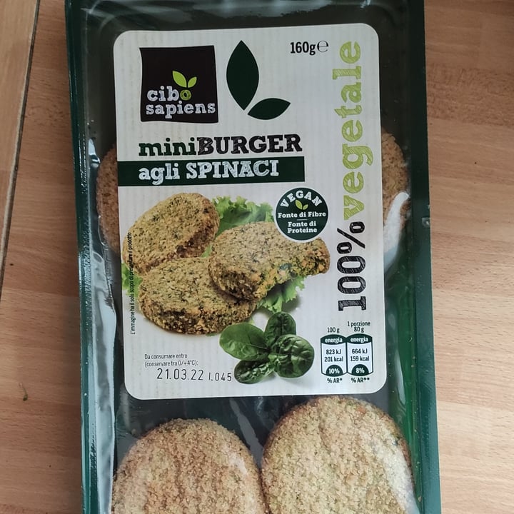 review photo of Cibo Sapiens Mini Burger Agli Spinaci shared by @cinnamonmeringa on 13 Mar 2022 - review