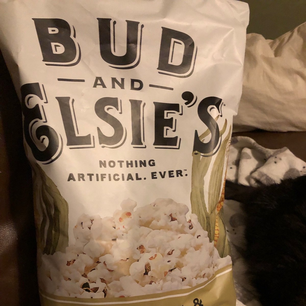 Bud and Elsie’s Sea Salt & Coconut Oil Popcorn Reviews abillion