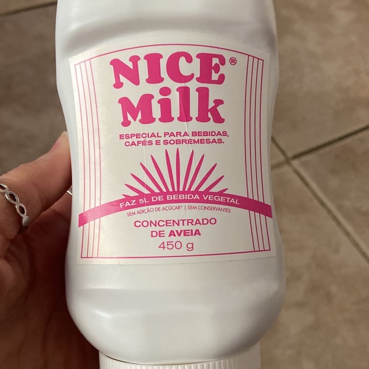 photo of Nice Milk Concentrado de Aveia shared by @carololiboninutri on  24 Jul 2022 - review