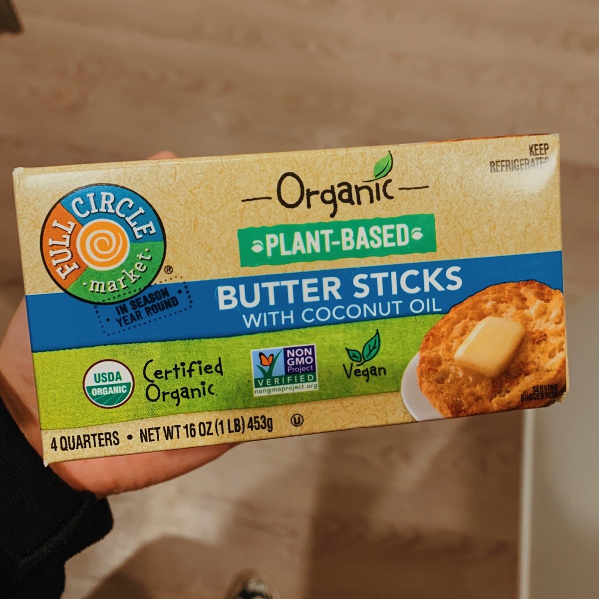 Full Circle Market Butter Sticks With Coconut Oil, Plant Based 4