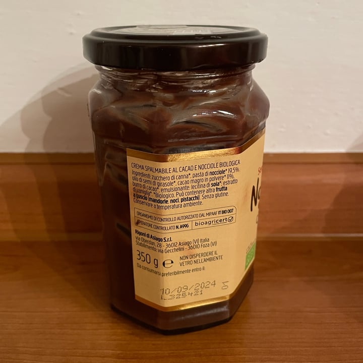 photo of Rigoni di Asiago Nocciolata Dairy Free Hazelnut Spread with Cocoa shared by @lixz on  08 Dec 2021 - review