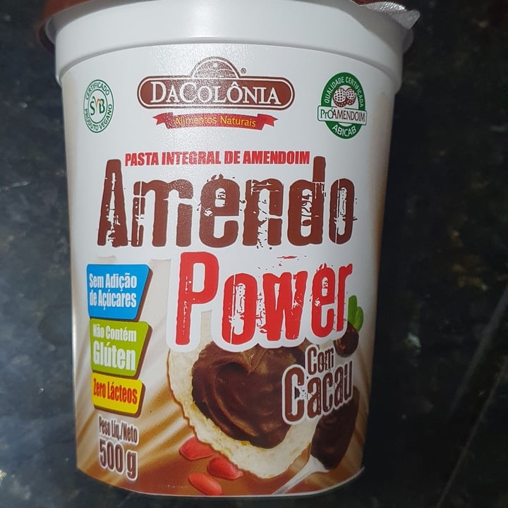 photo of DaColônia Pasta de amendoim com cacau shared by @carladeangelisp on  30 Sep 2021 - review