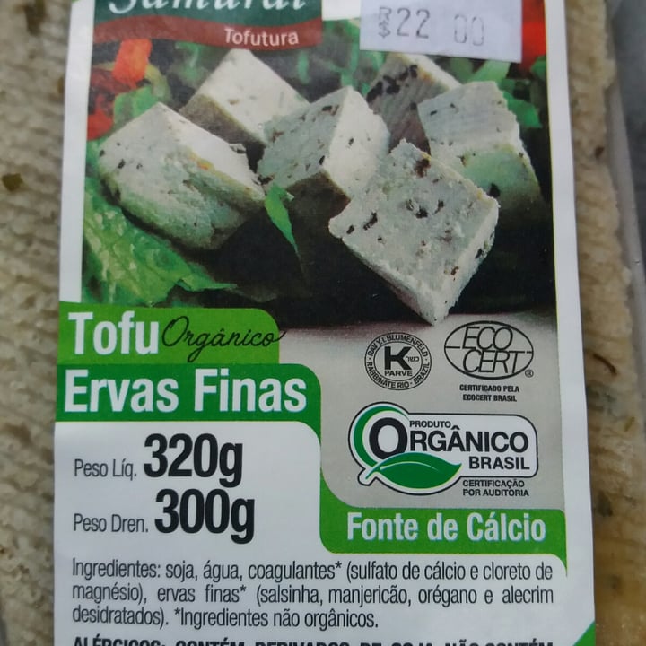 photo of samurai foods tofu orgânico ervas finas shared by @tamiscarneiro on  24 Jan 2023 - review