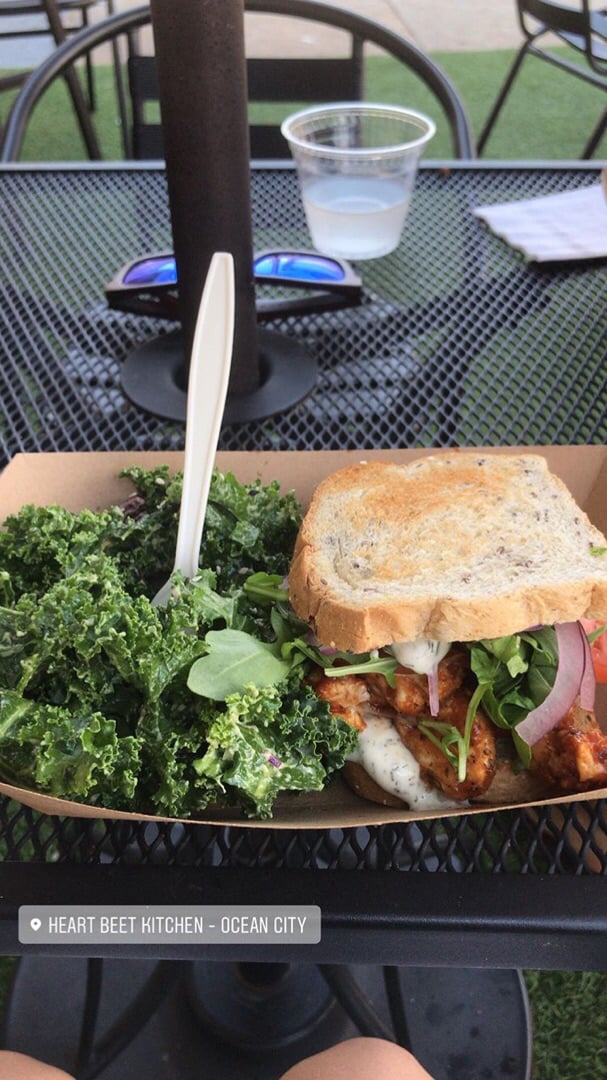 photo of Heart Beet Kitchen - Ocean City BBQ Cauliflower Sandwich shared by @gianna45328 on  14 Aug 2019 - review