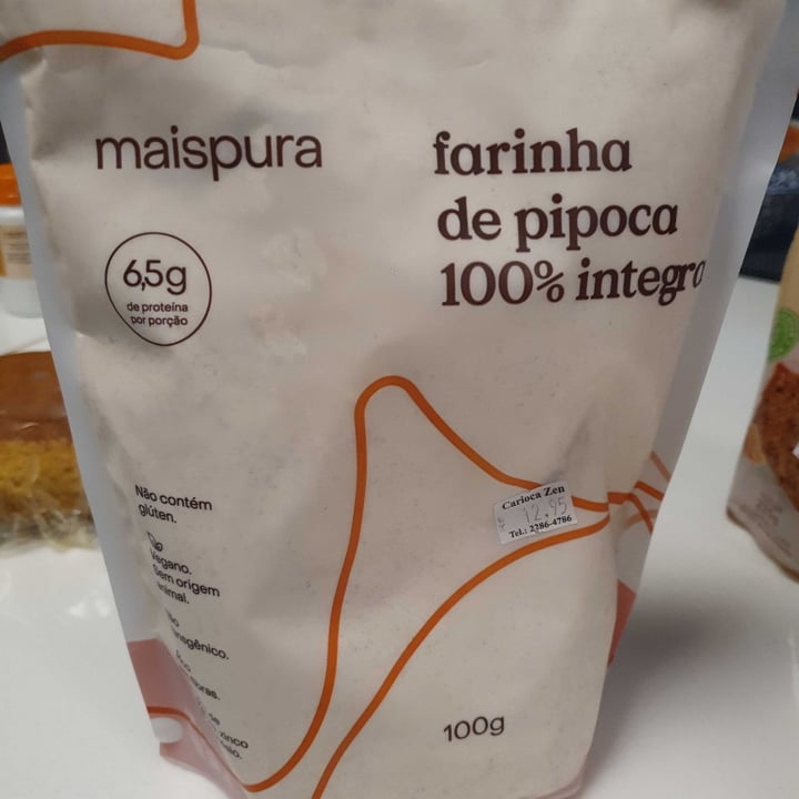 photo of Maïs pura Farinha De Pipoca 100%integral shared by @rosanarosaleal on  28 Sep 2022 - review