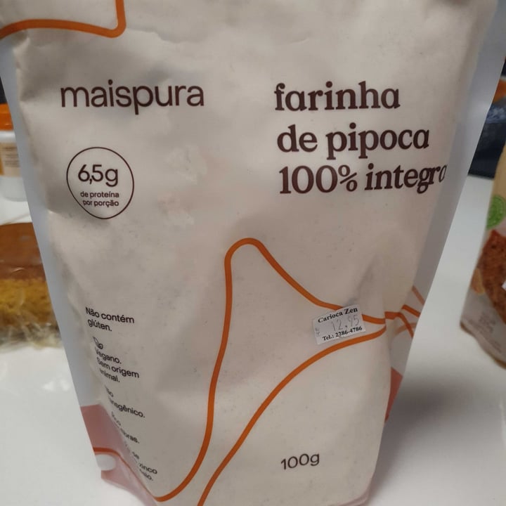 review photo of Maïs pura Farinha De Pipoca 100%integral shared by @rosanarosaleal on 28 Sep 2022 - review