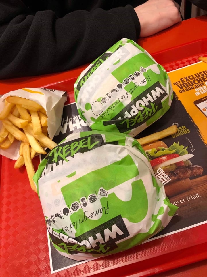 photo of Burger King Rebel Whopper shared by @joanner1999 on  10 Jan 2020 - review