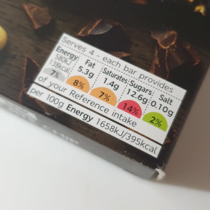 photo of Marks & Spencer Food (M&S) Peanut and chocolate chip pressed bar shared by @cytan21 on  04 Dec 2022 - review