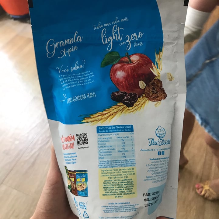 photo of Tia Sônia Granola X-pin Granola X-pin Tia Sônia shared by @gabriella18 on  12 May 2022 - review