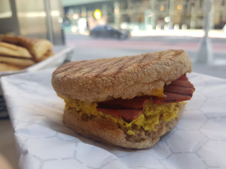 review photo of Terri Bacon Egg Cheese Muffin shared by @cibjork on 11 Mar 2020 - review