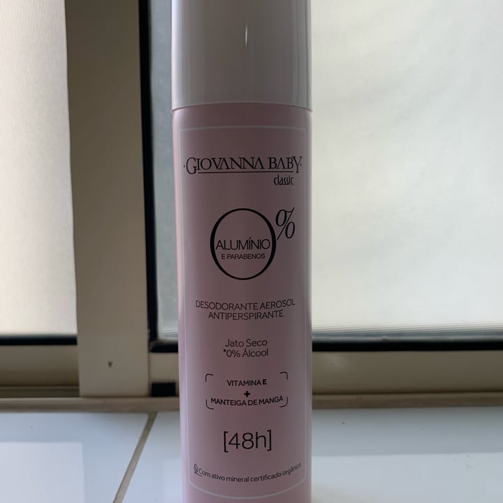 review photo of Giovanna baby Desodorante Classic shared by @alenolasco on 29 May 2022 - review