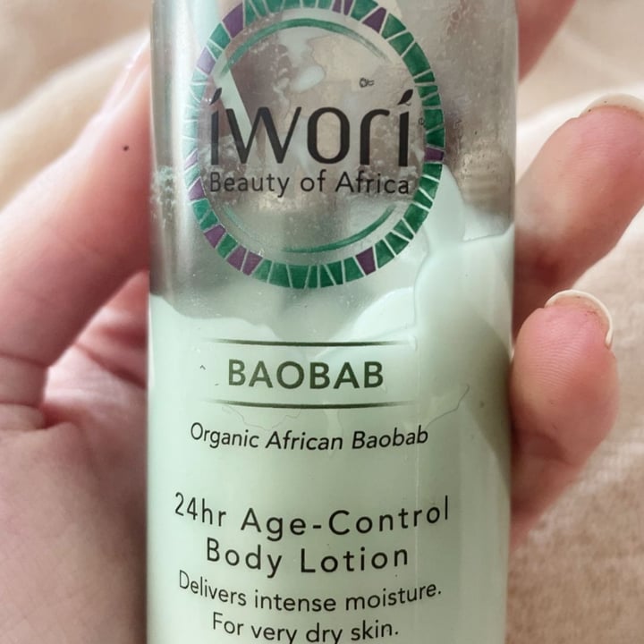 photo of Iwori Baobab 24 Hour Age Control Body Lotion shared by @carrienissiotis on  11 Jul 2021 - review