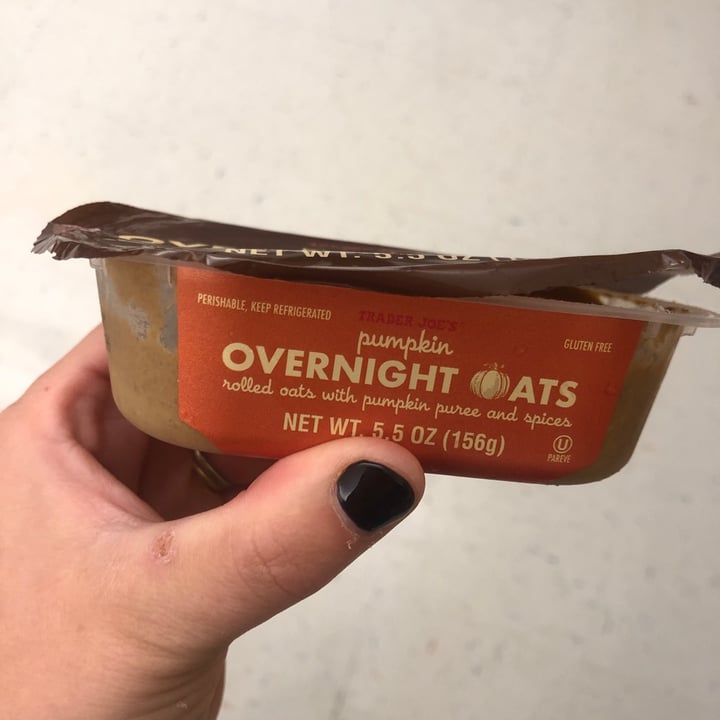 review photo of Trader Joe's Pumpkin Overnight Oats shared by @jennyyy7 on 04 Oct 2021 - review