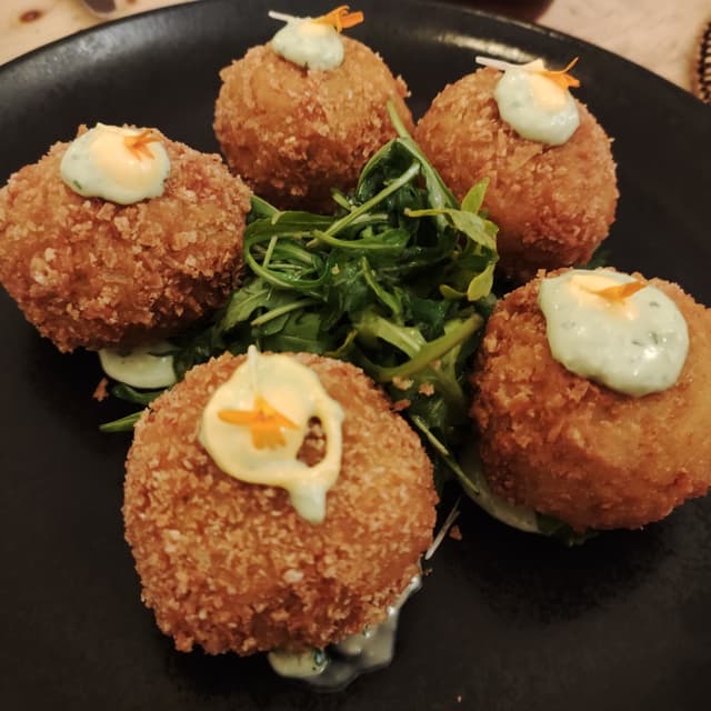 Foto do prato “Croquetas De Quinoa”