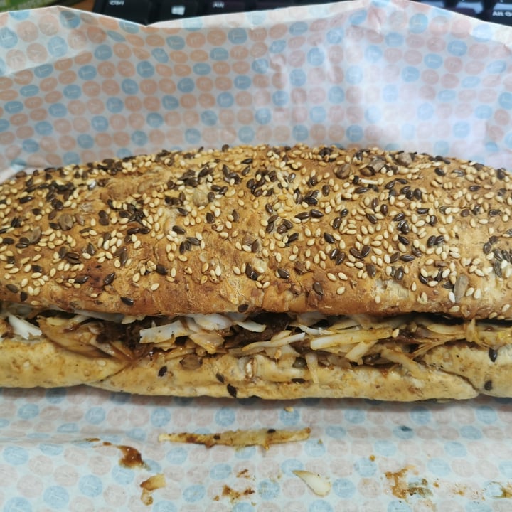 photo of The Fussy Vegan Texan cheesesteak sub shared by @michellebarendse on  26 Jun 2021 - review