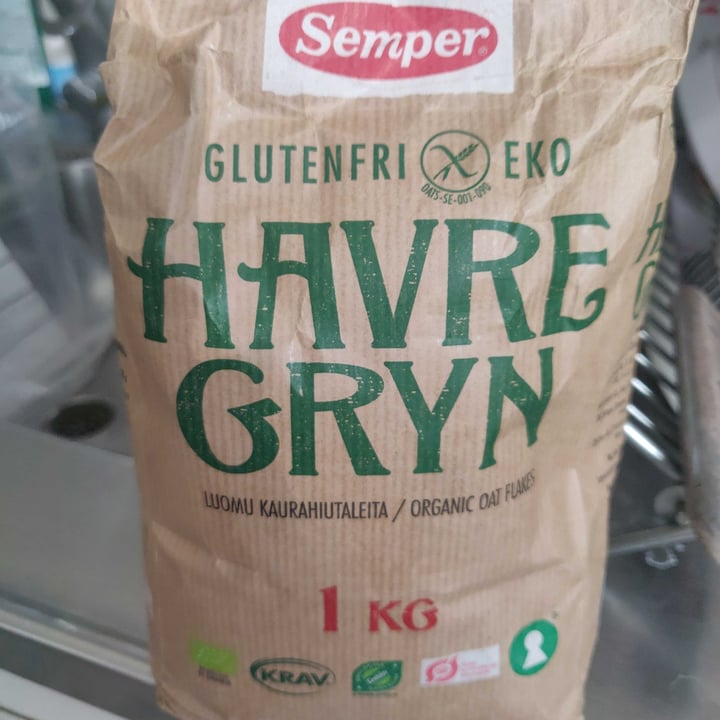 review photo of Semper Glutenfri Havregryn Eko shared by @alegoyana on 11 Jun 2022 - review