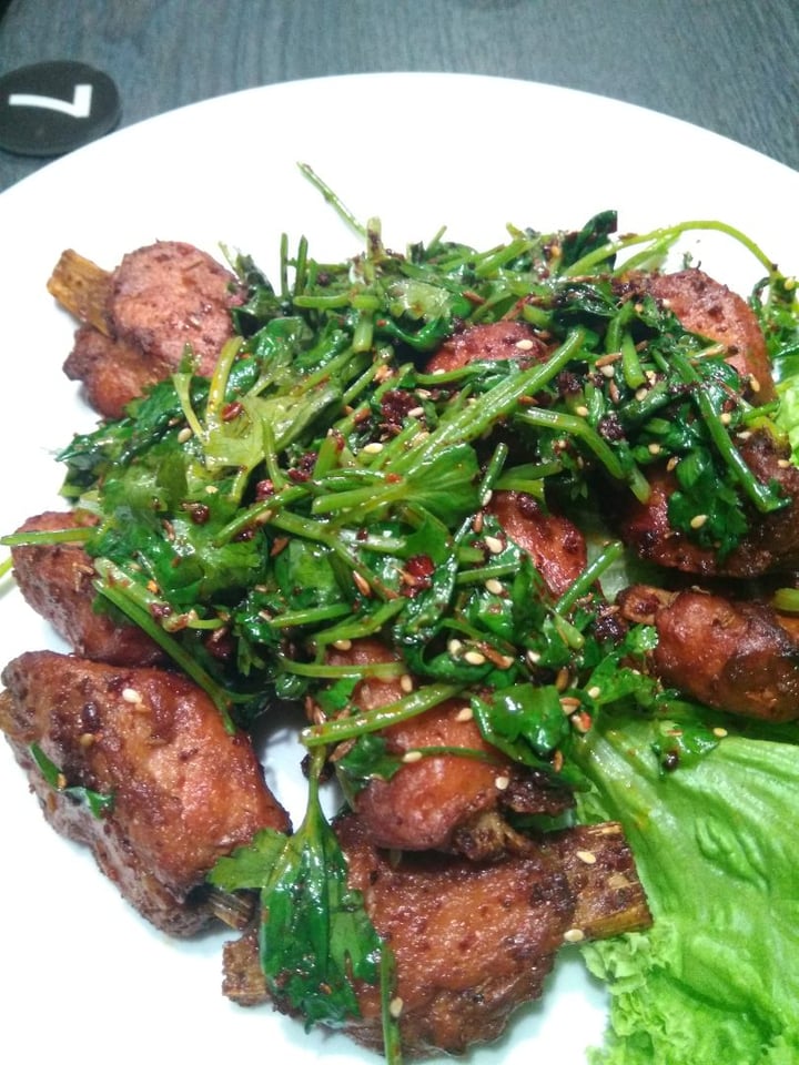 photo of Green on Earth Vegetarian Cafe Cumin Pork Chop shared by @anbu on  06 Apr 2019 - review