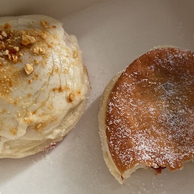Photo of the dish “Fluffernutter and Jam-filled Donuts”
