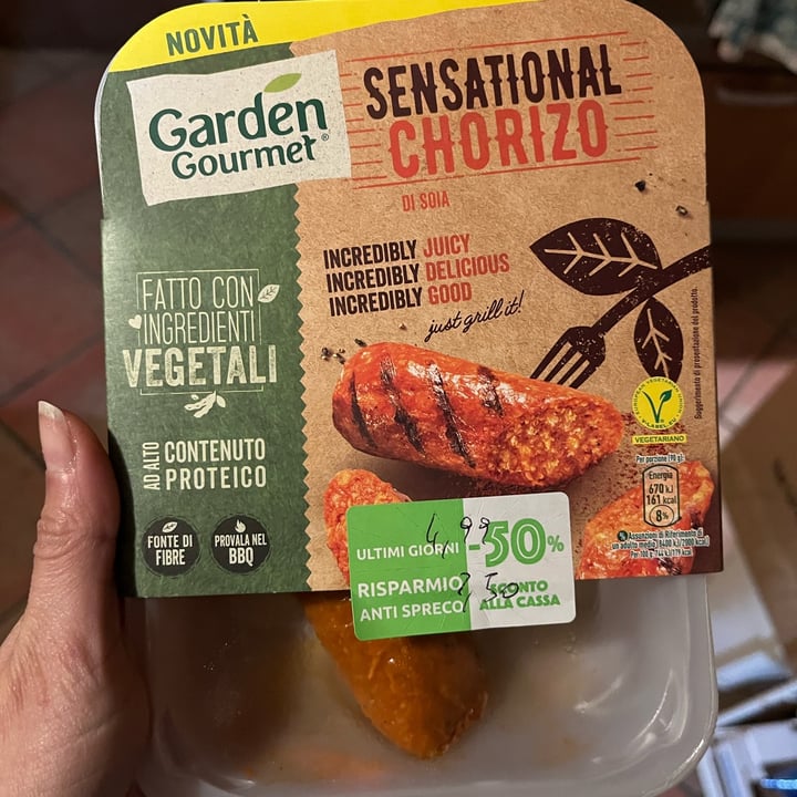 photo of Garden Gourmet Sensational Chorizo shared by @neydal on  26 Feb 2022 - review