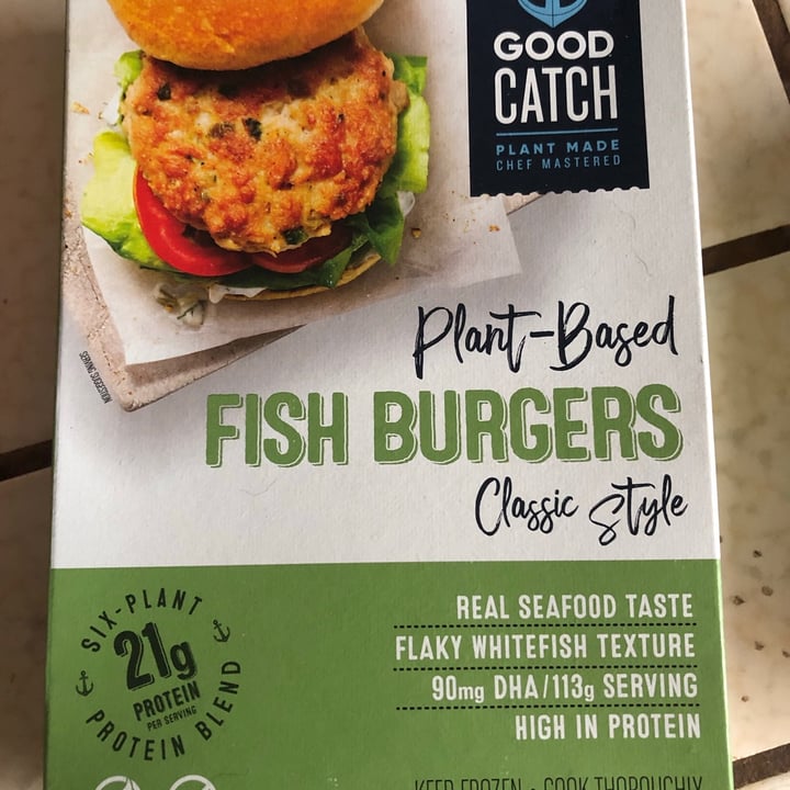 photo of Good Catch Plant-based Fishless Burgers Classic Style shared by @happy2bvegan on  30 Jul 2021 - review