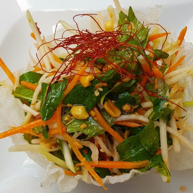 Photo du plat “Papaya Salat (Goi Du Du)”
