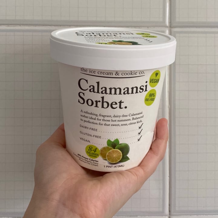 photo of The Ice Cream & Cookie Co Calamansi Sorbet shared by @sharerll on  24 Jul 2021 - review