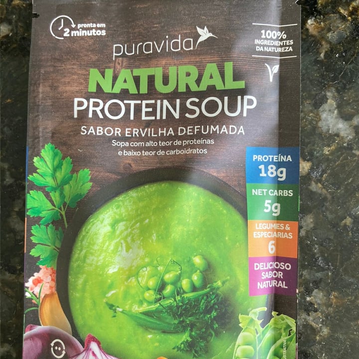 photo of puravida Natural Protein Soup - Sabor Evilha Defumada shared by @emanuelhalley on  09 May 2022 - review