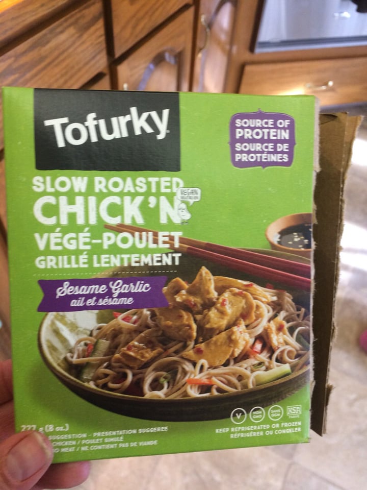 photo of Tofurky Slow Roasted Chick’n Lightly Seasoned shared by @gardenpicked on  30 Apr 2019 - review