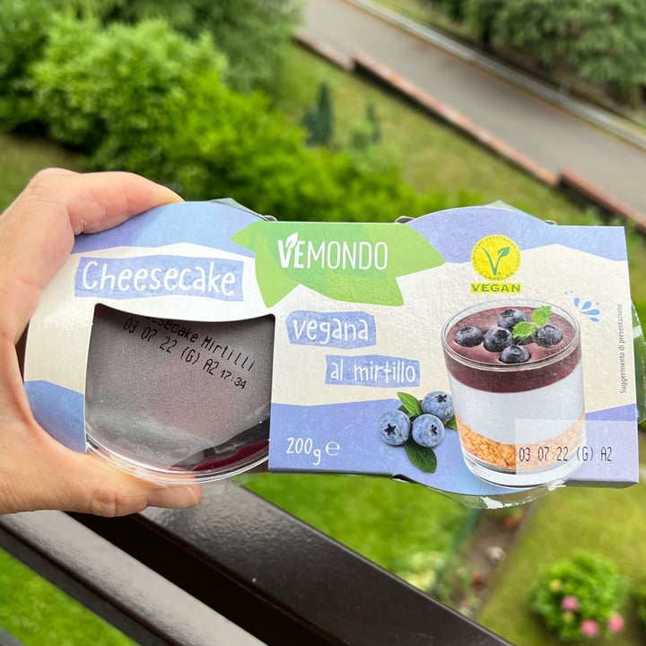 review photo of Vemondo cheese cake mirtillo shared by @ele73 on 17 Jun 2022 - review