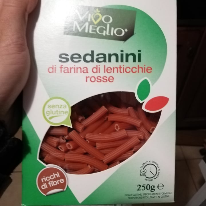 photo of Vivo Meglio Sedanini Di Farina Di Ceci shared by @vxvegan on  27 Oct 2021 - review