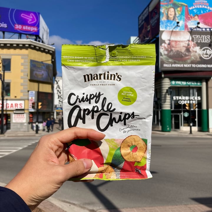 photo of Martin’s Crispy Apple Chips shared by @claradead on  02 Apr 2022 - review