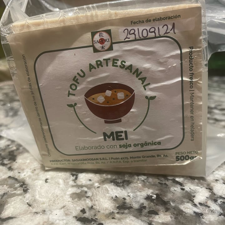 photo of Tofu Organico Artesanal MEI Tofu shared by @abertoia on  07 Oct 2021 - review