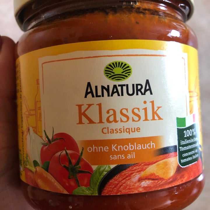 photo of Alnatura Tomatensauce shared by @rebeccaa on  30 Apr 2020 - review