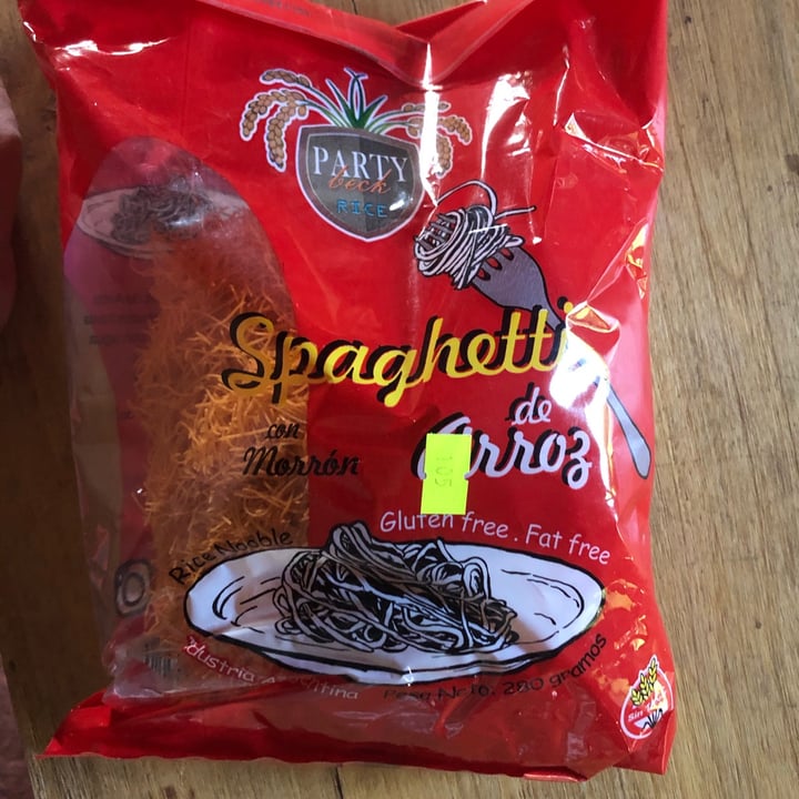 review photo of Party Beck Spaghetti De Arroz Y Morrón shared by @jerogt on 06 Jan 2021 - review