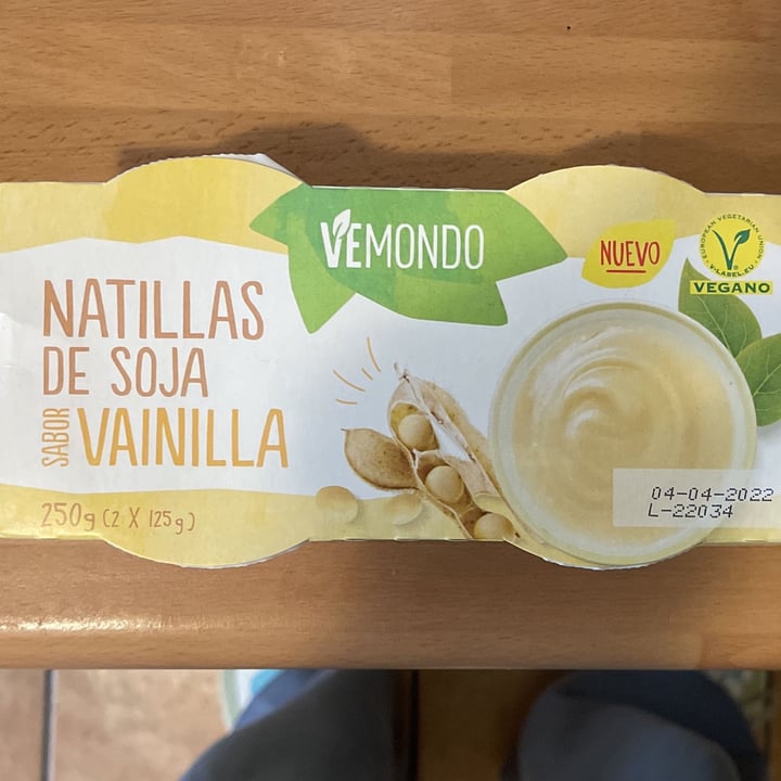 photo of Vemondo Natillas de Soja - Sabor Vainilla shared by @saanvaquero on  26 Feb 2022 - review