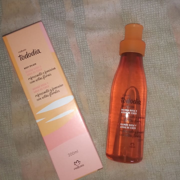 review photo of Natura Body splash mango rosa y agua de coco shared by @nievedecocco on 28 Sep 2021 - review