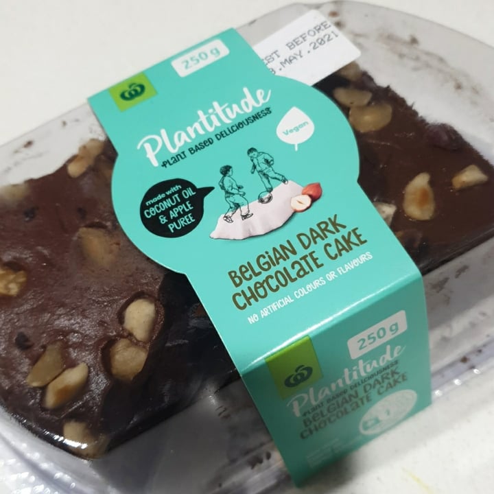 photo of Plantitude Belgian Dark Chocolate Cake 550g shared by @taroony on  20 May 2021 - review