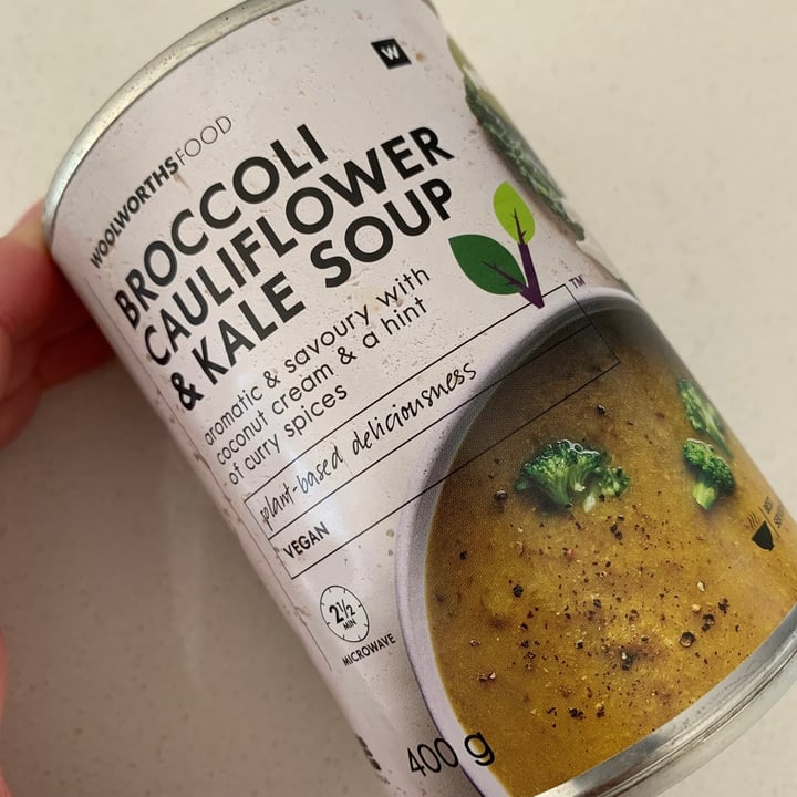 photo of Woolworths Food Broccoli, cauliflower and Kale soup shared by @mestrydom on  23 Sep 2021 - review