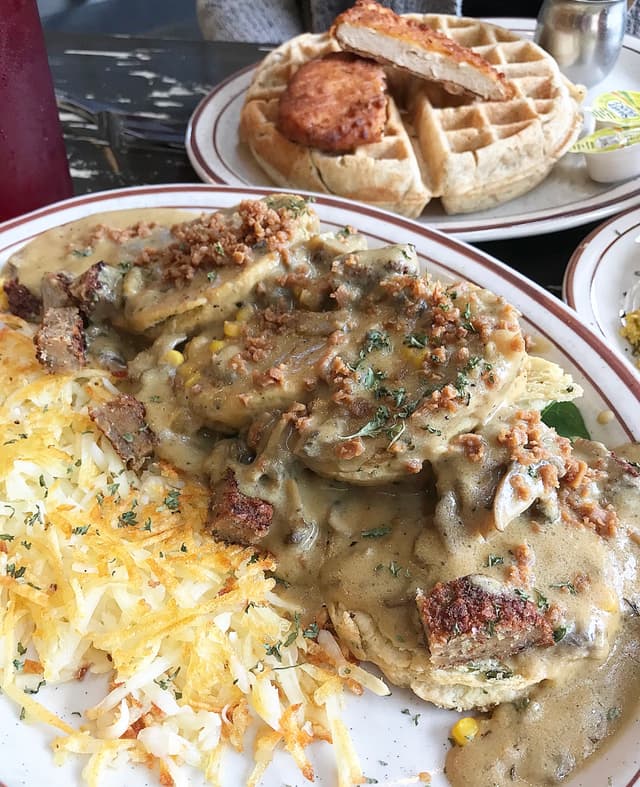 Photo of the dish “Biscuit Mountain & Chick’un and Waffles”
