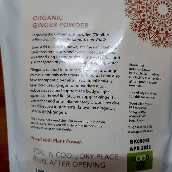 review photo of Good Life Organic Ginger powder shared by @joybug on 16 Sep 2021 - review
