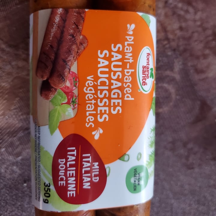photo of Fontaine Santé Saucisses Végétales shared by @annycasademont on  25 Nov 2021 - review