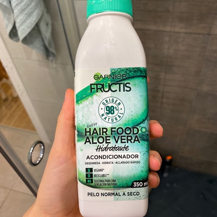 review photo of Garnier Hair Food Aloe Vera & Coconut Conditioner shared by @mafeab on 26 May 2020 - review