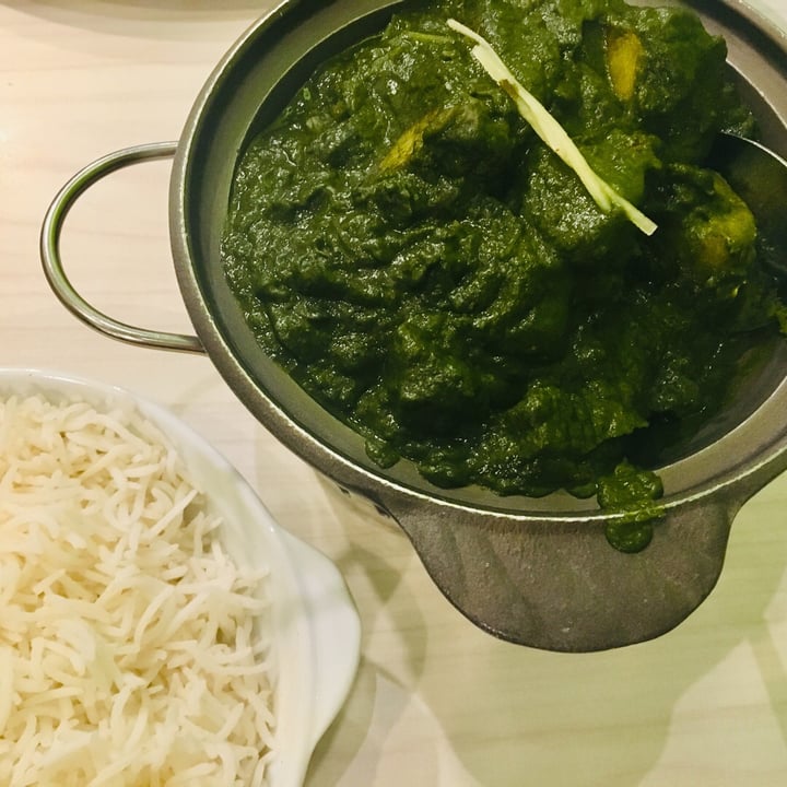 photo of Gokul Vegetarian Restaurant Palak Aloo shared by @herbimetal on  26 Aug 2019 - review