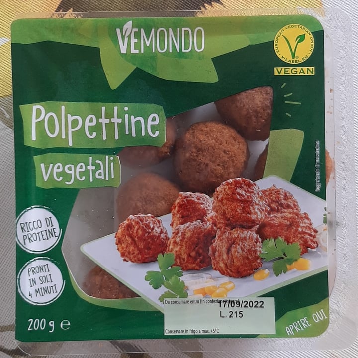 review photo of Vemondo Polpettine Vegetali shared by @chiaaraferraro on 20 Aug 2022 - review
