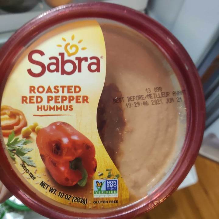 review photo of Sabra Roasted Red Pepper Hummus shared by @erykha84 on 01 Jun 2021 - review