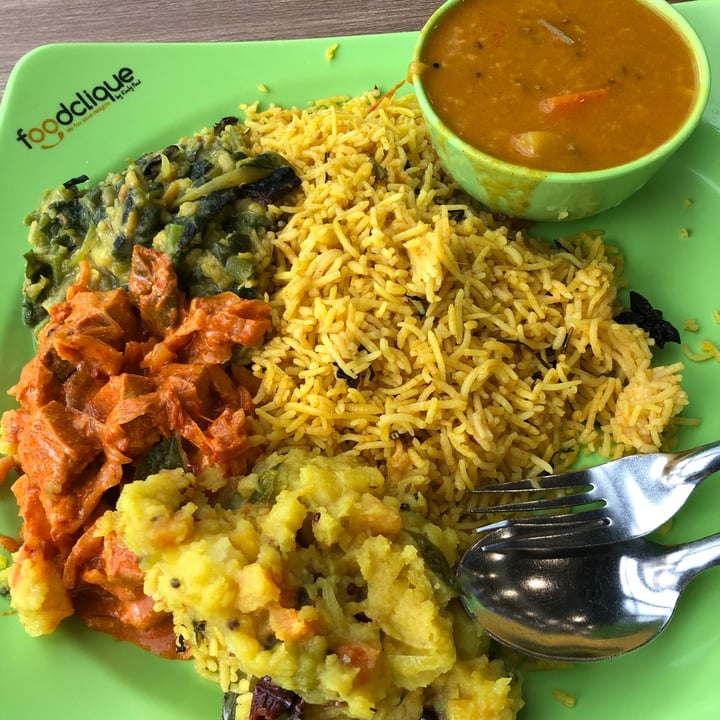 photo of Flavours @ UTown (Foodclique) Indian Stall - Vegetarian Rice Set shared by @emelty on  19 Oct 2020 - review