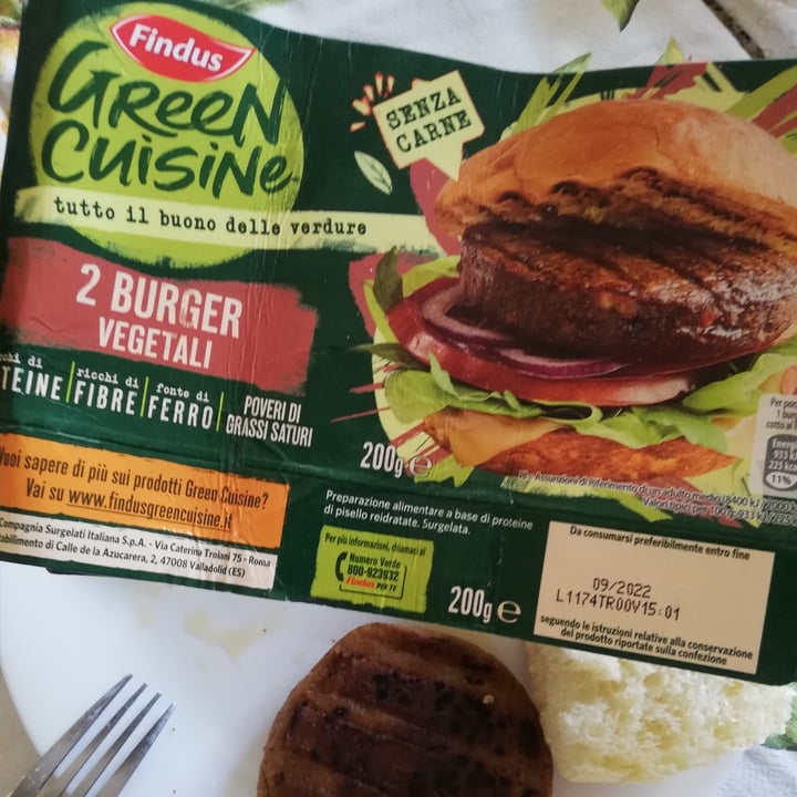 photo of Findus Burger Vegetali shared by @animaenatura on  27 Feb 2022 - review