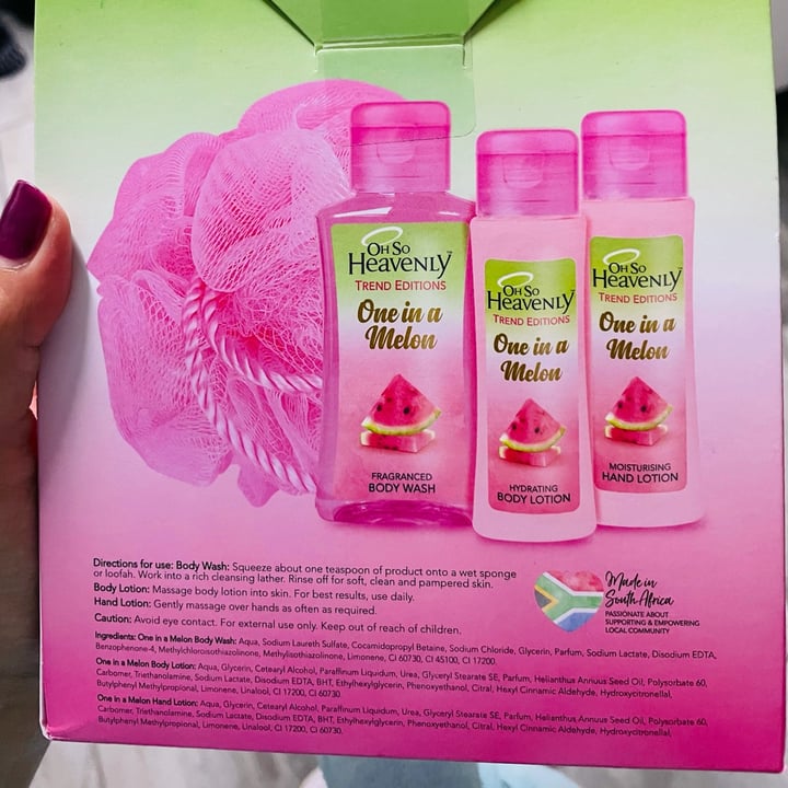 photo of Oh So Heavenly One in a Melon gift pack shared by @amberjo on  19 Oct 2021 - review