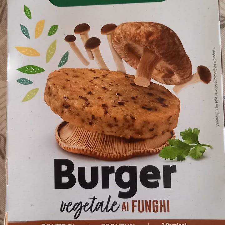photo of Kioene Burger vegetale ai funghi shared by @senseiveg80 on  28 Apr 2022 - review